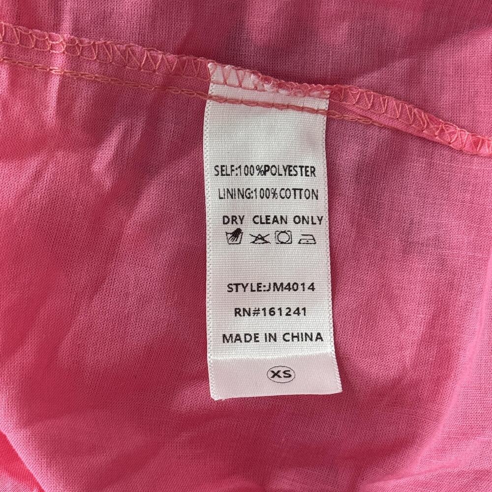 J.Marie Lele Dress Women XS Maxi Pink Daisy Floral Boho Sundress Tie Strap NEW - Picture 4 of 11